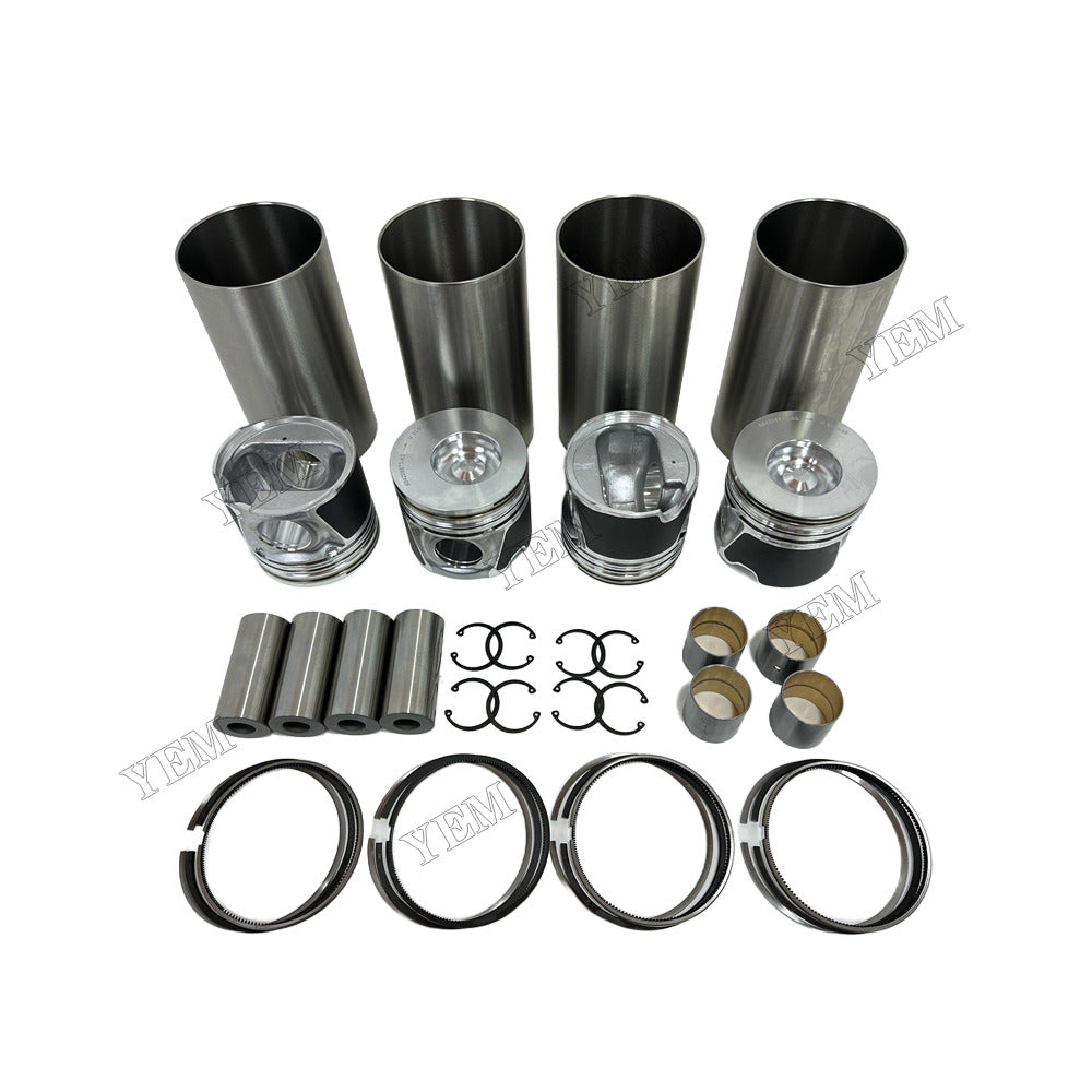 YEM Parts 4D104 Cylinder Liner Kit 2855531 for Komatsu F4GE0484G F4GE9484A F4GE9484D F4GE9684E Kobelco For Komatsu