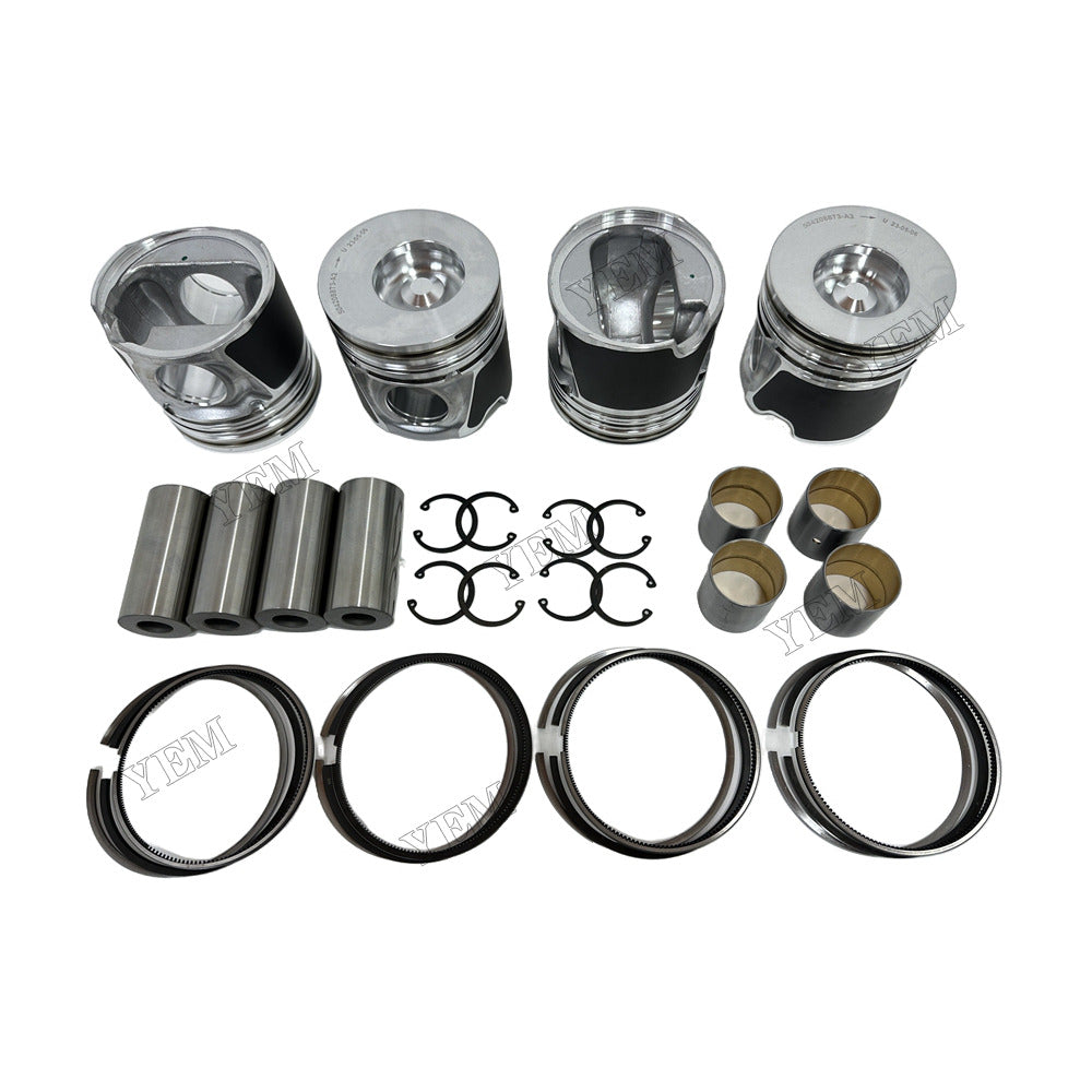 YEM Parts 4D104 Piston & Piston Ring Set 2855531 for Komatsu Excavator ED1958 SK1708 For Komatsu