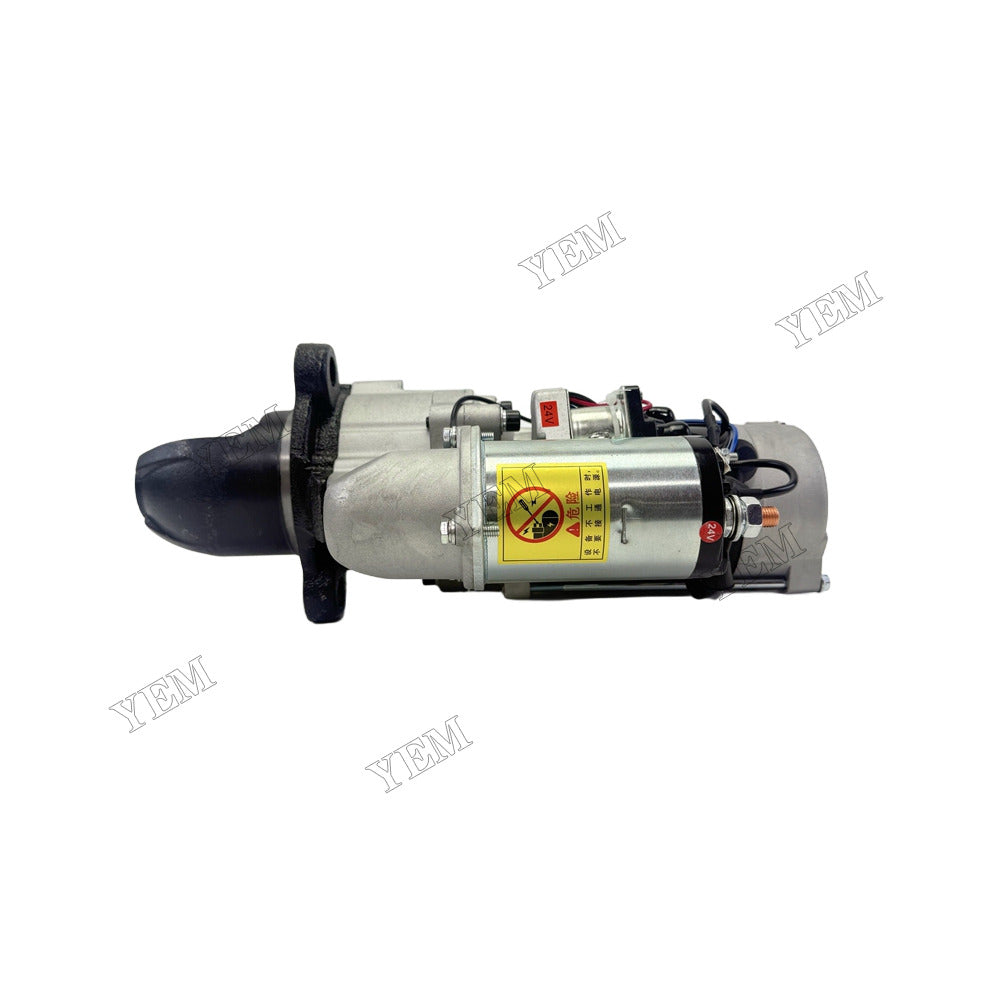 YEM Parts 6D125 Starter Motor 24V 600-813-6610 600-863-5711 600-813-3633 for Komatsu PC3007 PC3008 PC3508 PC3507 Excavator For Komatsu