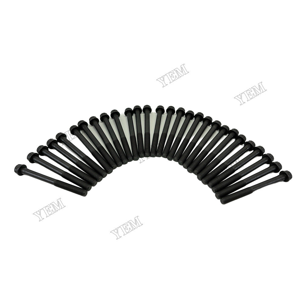 YEM Parts D2366 Cylinder Head Bolt 65.90021-0005 for Doosan Mechanical Spare Parts For Doosan