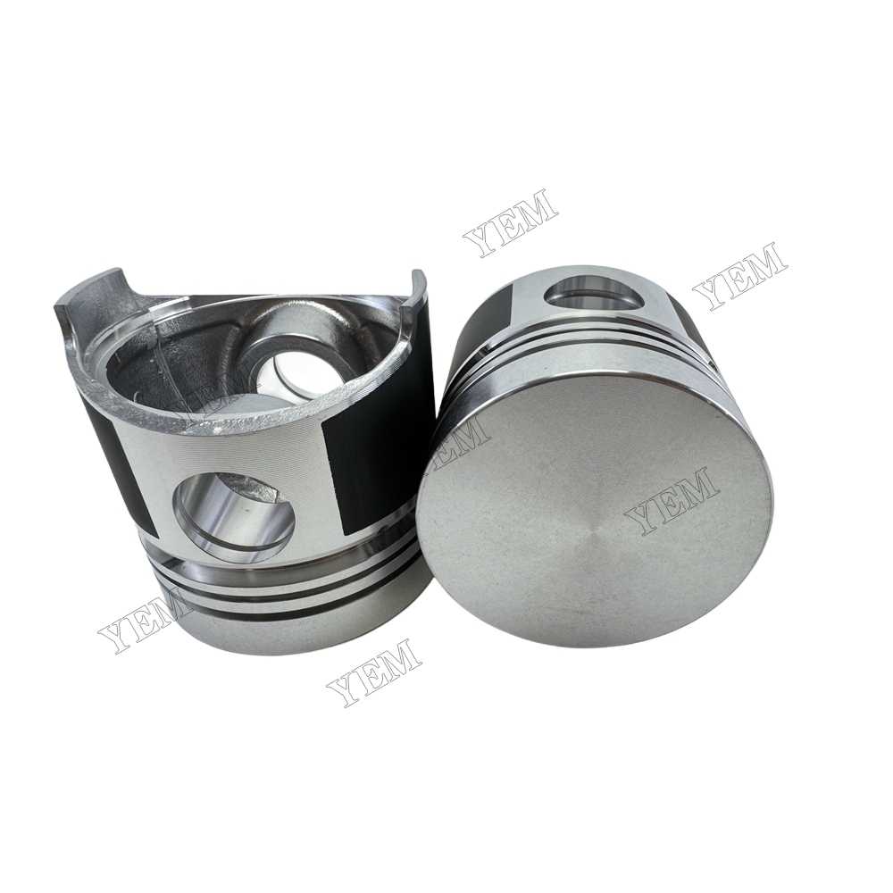 YEM Parts D650 Piston + Pin Clip 15281-21110 for Kubota Tractor B6100DP B6100EP B6100HSTD B6100HSTE For Kubota