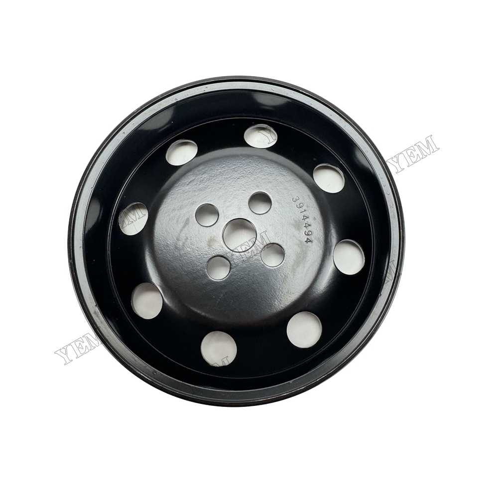 YEM Parts 6D102 Pulley 3914494 for Komatsu 6D107 6D114 Engine Spare Parts For Komatsu