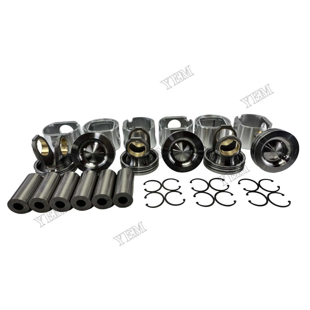 YEM Parts 3406 Piston + Pin Clip 125-8869 160-1131 130-0241 for Cat Mechanical Spare Parts
