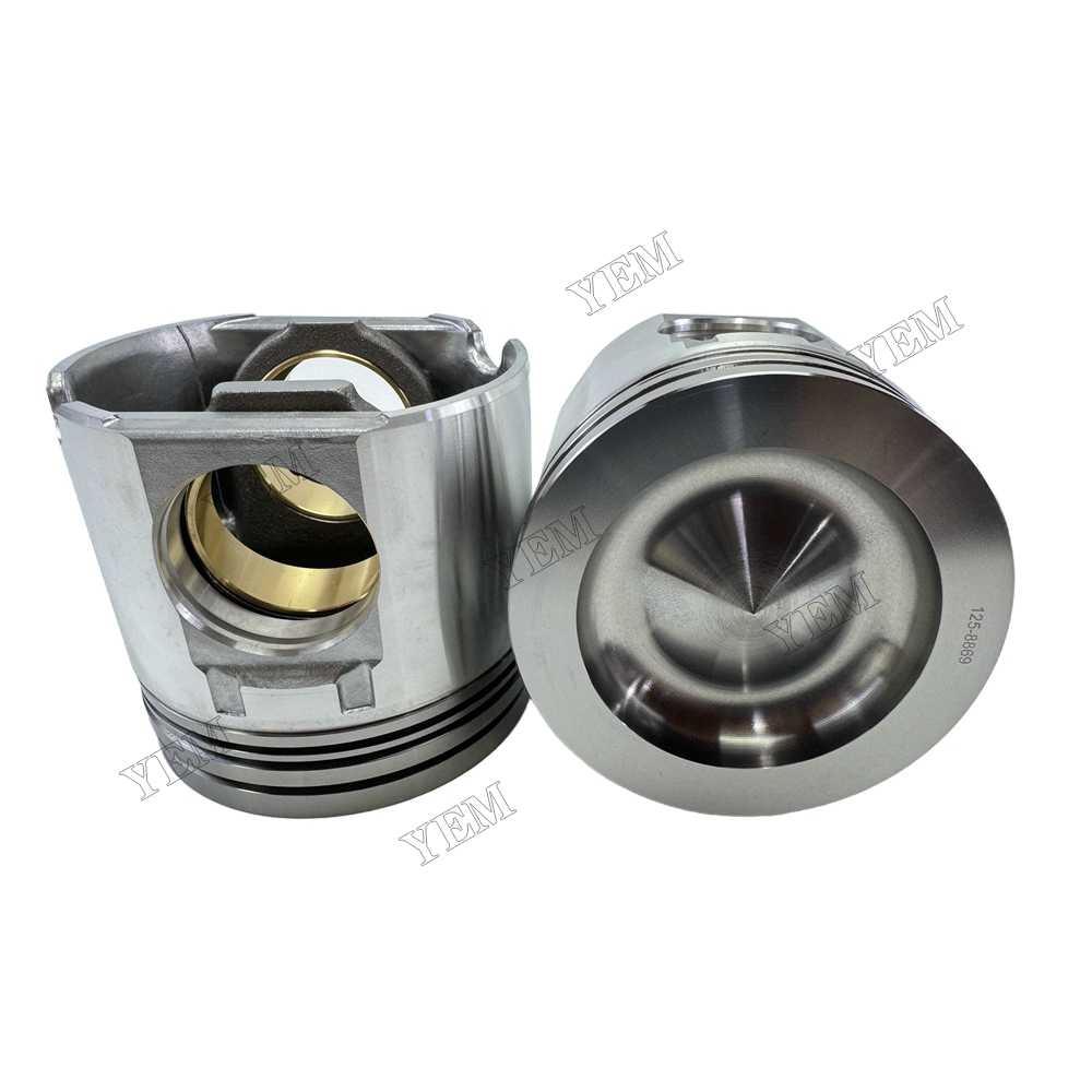 YEM Parts 3406 Piston + Pin Clip 125-8869 160-1131 130-0241 for Cat Mechanical Spare Parts For Caterpillar