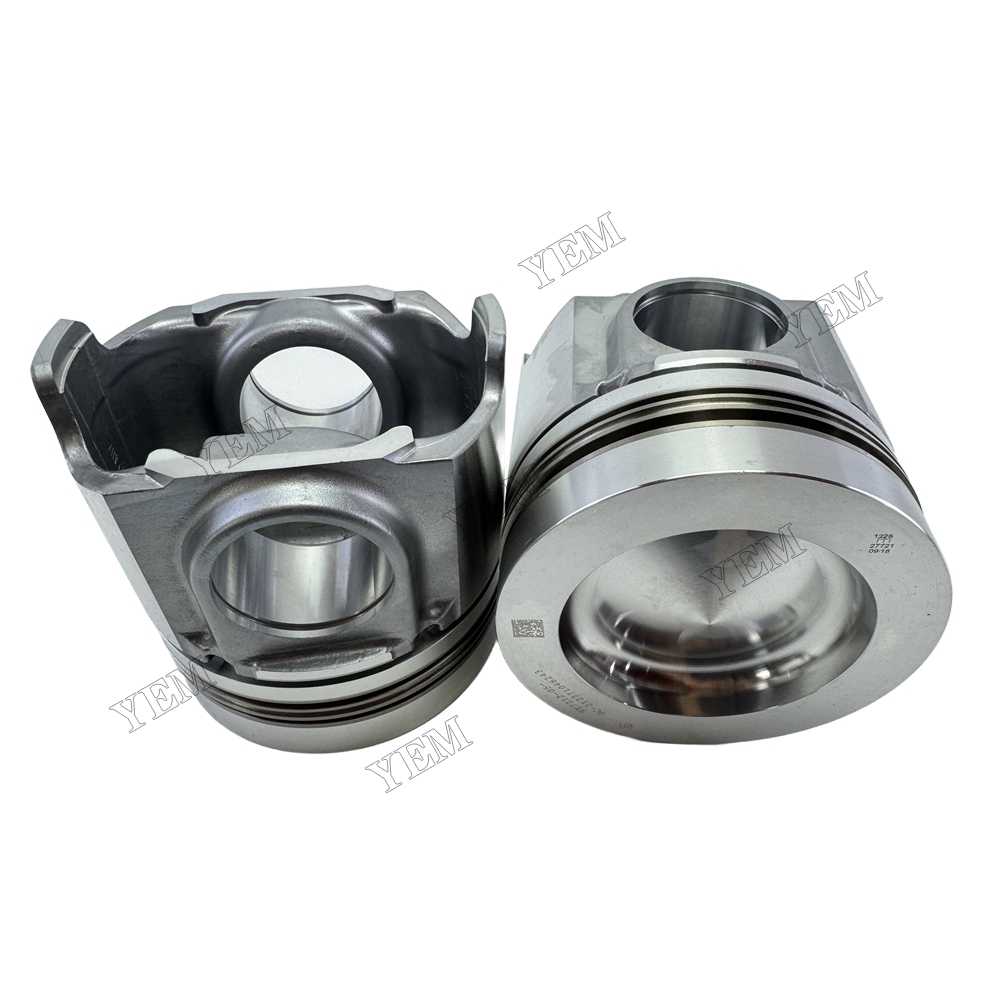 YEM Parts 3412 Piston + Pin Clip 2W-0865 9Y-7212 for Cat Wheel Loader 988B 988F 990 992C 992D For Caterpillar