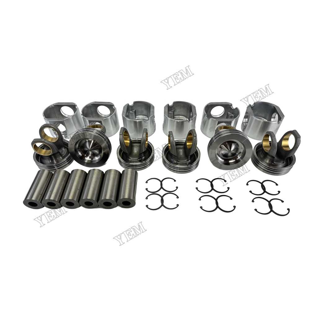 YEM Parts C15 Piston + Pin Clip 130-0241 145-6700 for Cat Mechanical Spare Parts