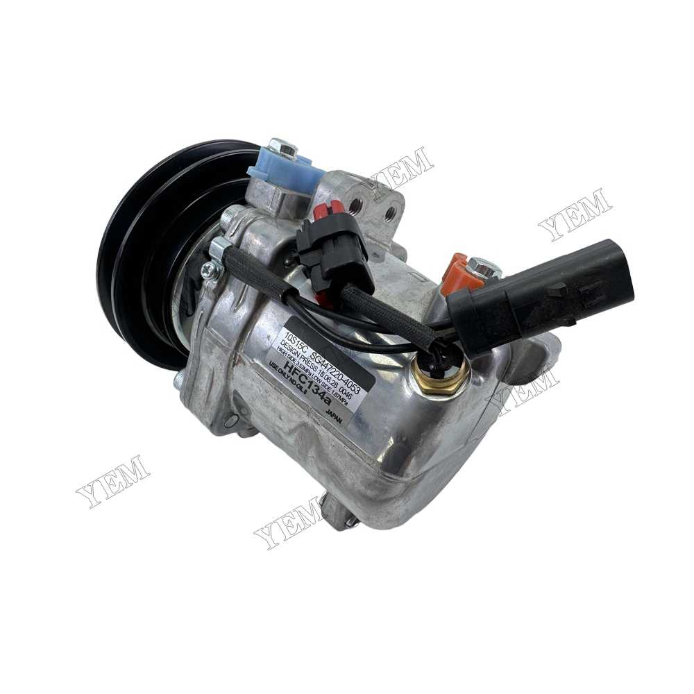 YEM Parts E320C Air Compressor 283-4170 for Cat Excavator 303.5E 304CCR 304DCR 305.5D 305E For Caterpillar