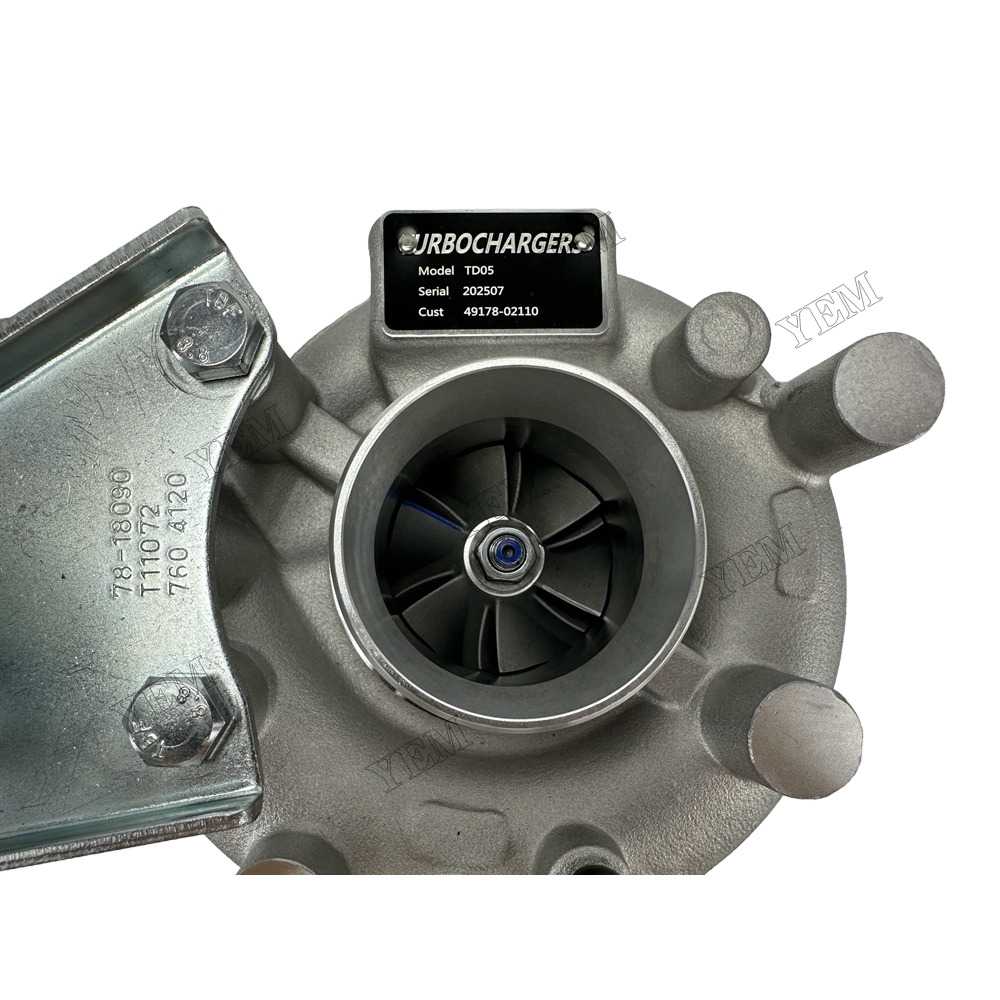 YEM Parts 4D34 Turbocharger 49178-02110 for Mitsubishi Mechanical Spare Parts For Mitsubishi