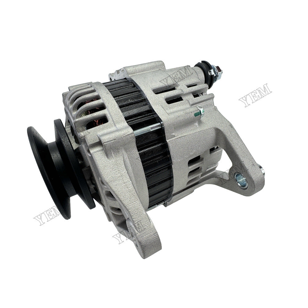 YEM Parts 4TNV88 Alternator 12V 80A 123910-77210 for Yanmar Excavator PC110R PC80MR PC95R Wheel Loader WA115 WA90 WA953 For Yanmar