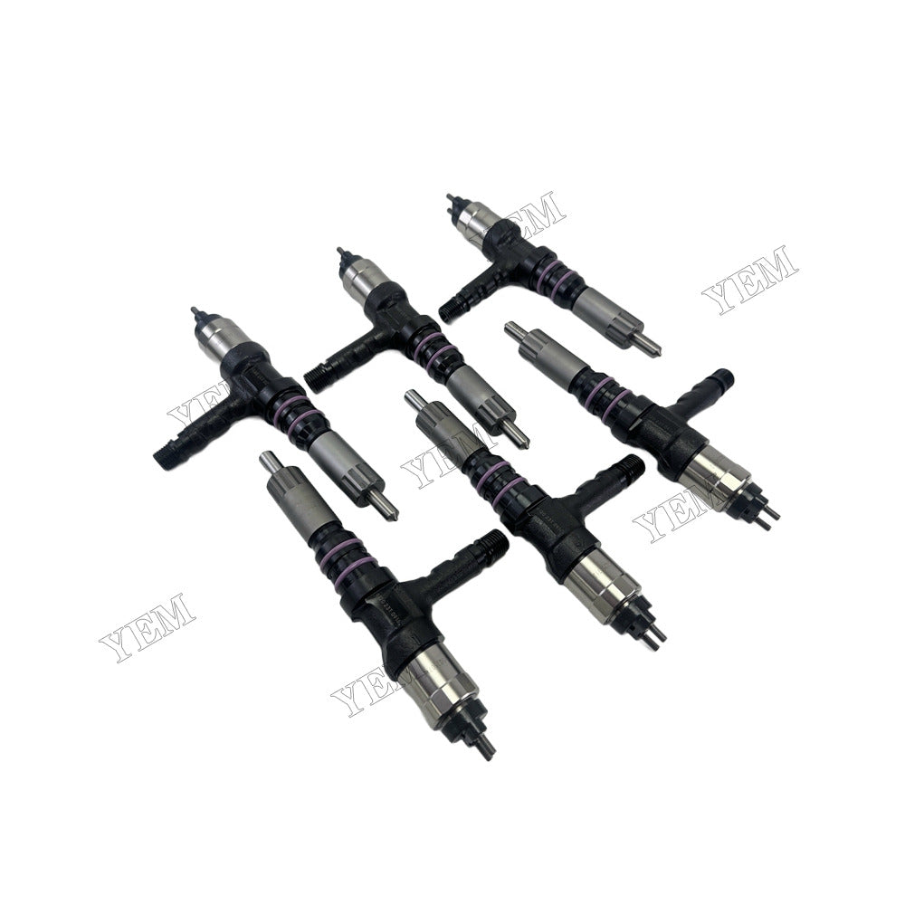 YEM Parts 6D140 Injector 095000-6120 for Komatsu D275A5R PC6008 PC650LC8 PC700LC8 WA5006 For Komatsu