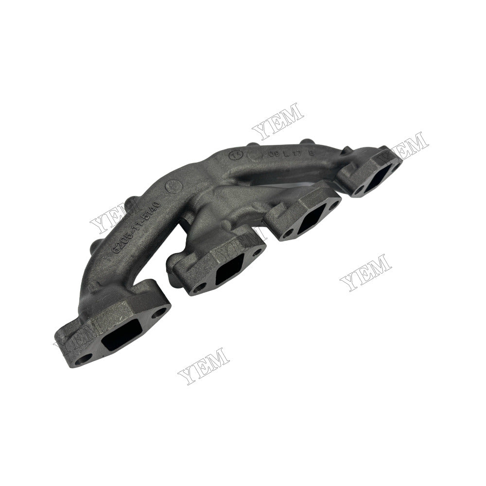 YEM Parts Exhaust Manifold 6205-11-5140 for Komatsu Excavator PC88MR6 PW98MR6 PC130F7 PC1307 Wheel Loader WA806 For Komatsu