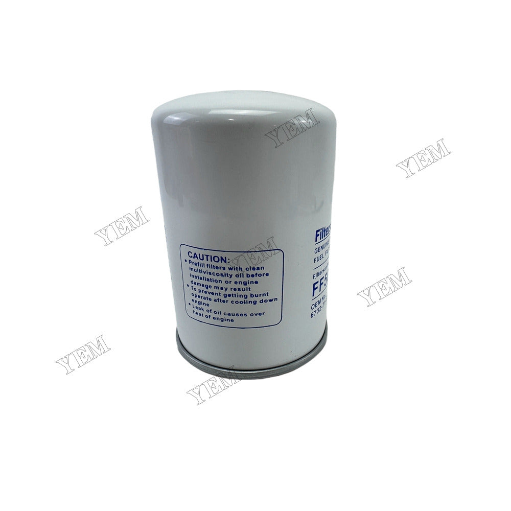 YEM Parts Fuel Filter Element 6732-71-6110 for Komatsu Excavator PC128US-1 PC128UU-1 PC200-6 PC200-7 PC210-6 PC220-6 PC220-7 PC228US-3 PC230-6 PC270-7