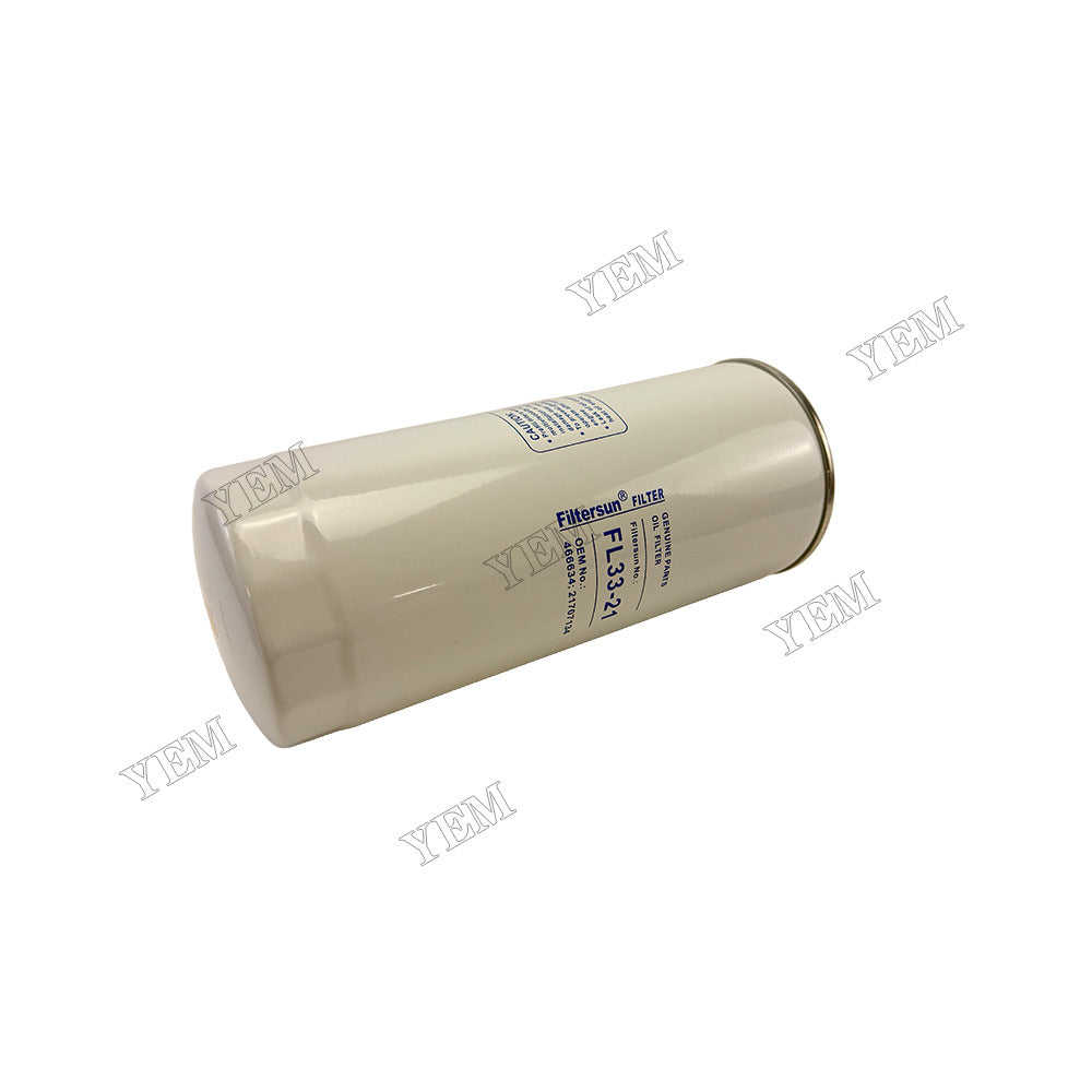 YEM Parts Oil Filter W11102 FL33-21 466634 2P4004 for Volvo Excavator EC200 EC230B EC280 EC300 EC340 For Volvo