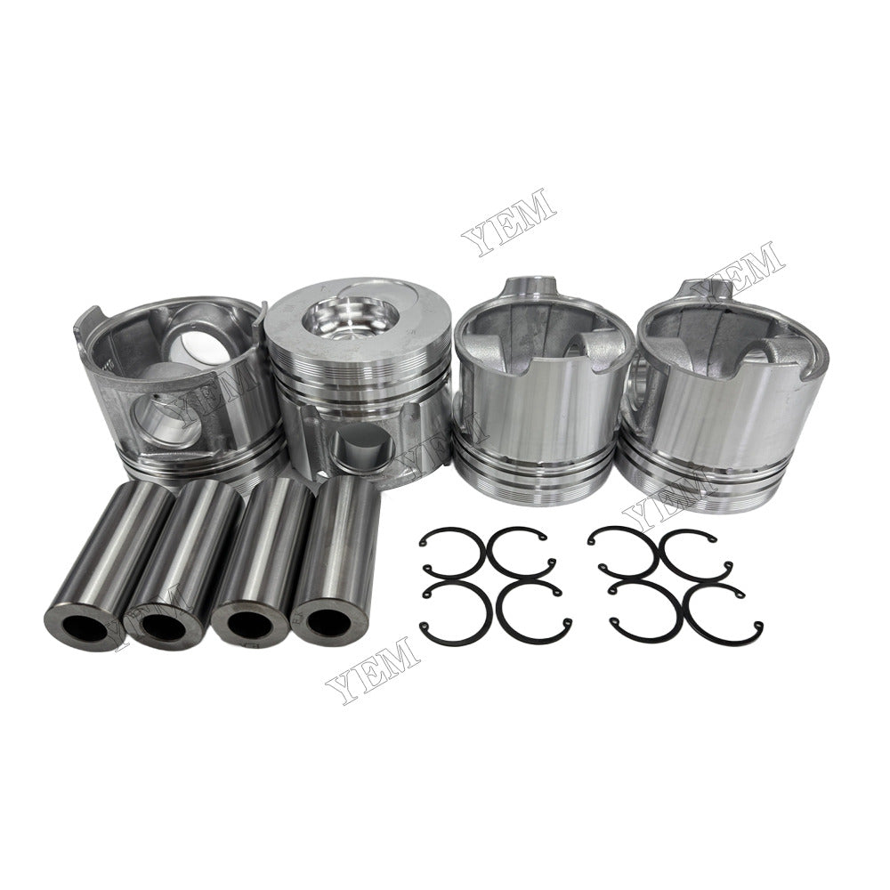 YEM Parts 4M5-23 Piston + Pin Clip for Dongfanghong Mechanical Spare Parts