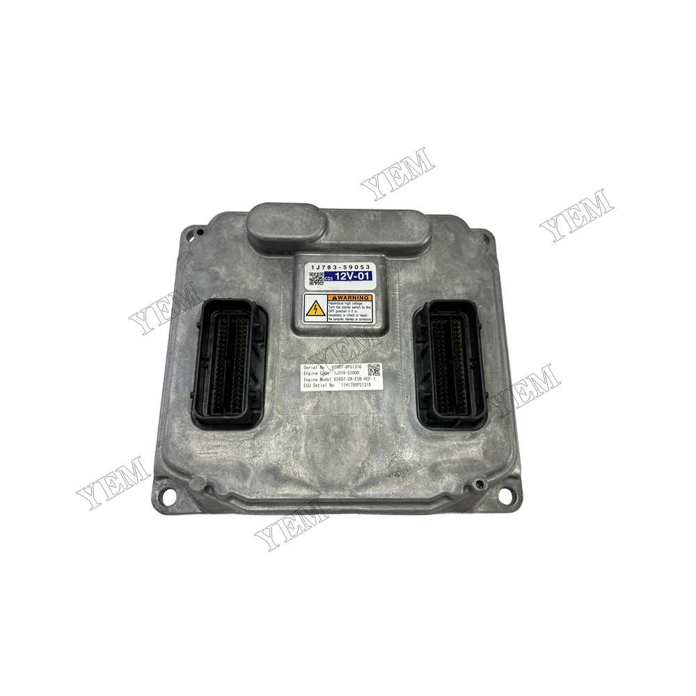 YEM Parts 1J783-59053 Ecu for Kubota V2607 Diesel Engine Parts