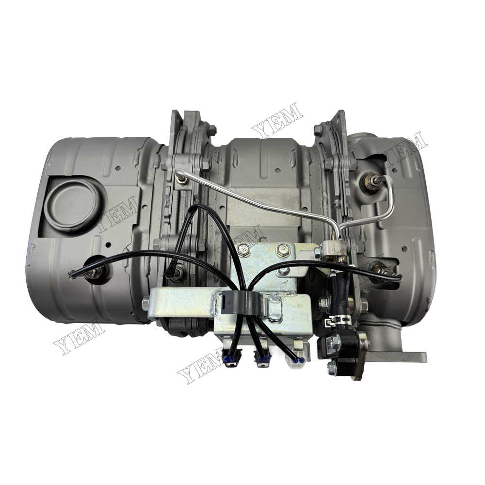 YEM Parts 1J518-18251 1K743-18151 1K743-18101 Muffler for Kubota V3800 Diesel Engine