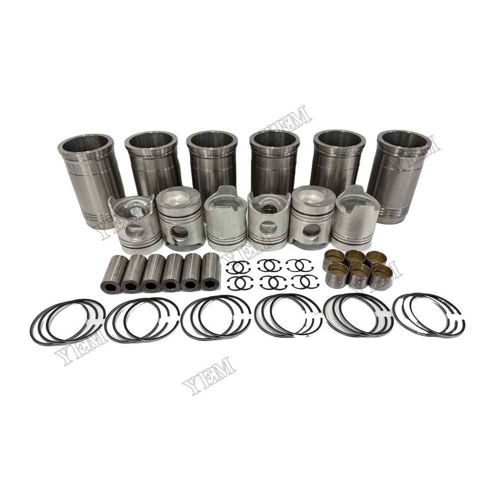 YEM Parts Cylinder Liner Kit for Mitsubishi 6D20 Diesel Engine Spare Parts For Mitsubishi