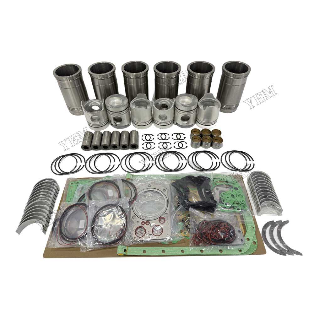 YEM Parts Overhaul Kit With Bearing Set for Mitsubishi 6D20 Diesel Engine Spare Parts