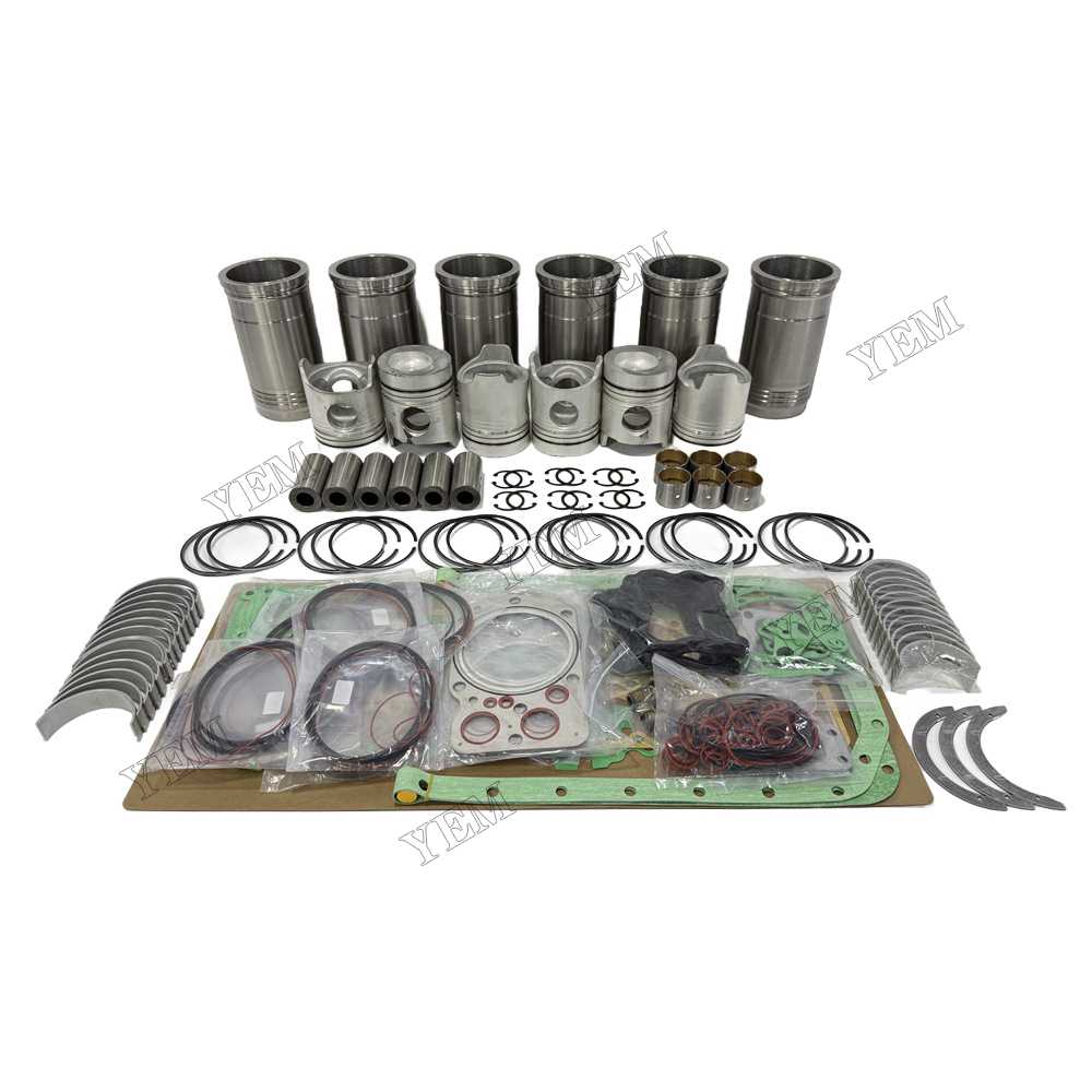 YEM Parts Overhaul Kit With Bearing Set for Mitsubishi 6D20 Diesel Engine Spare Parts For Mitsubishi