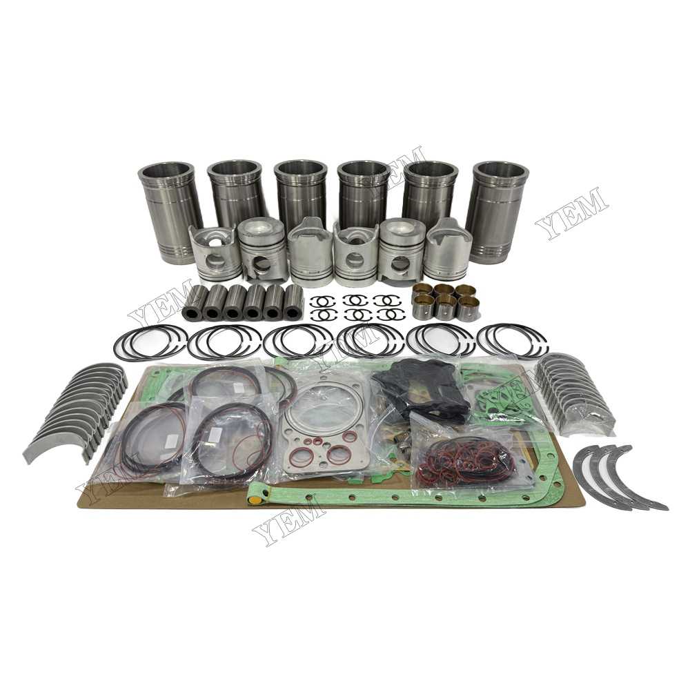 YEM Parts Overhaul Kit With Bearing Set for Mitsubishi 6D20 Diesel Engine Spare Parts For Mitsubishi