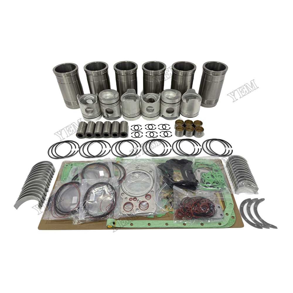 YEM Parts Overhaul Kit With Bearing Set for Mitsubishi 6D20 Diesel Engine Spare Parts For Mitsubishi