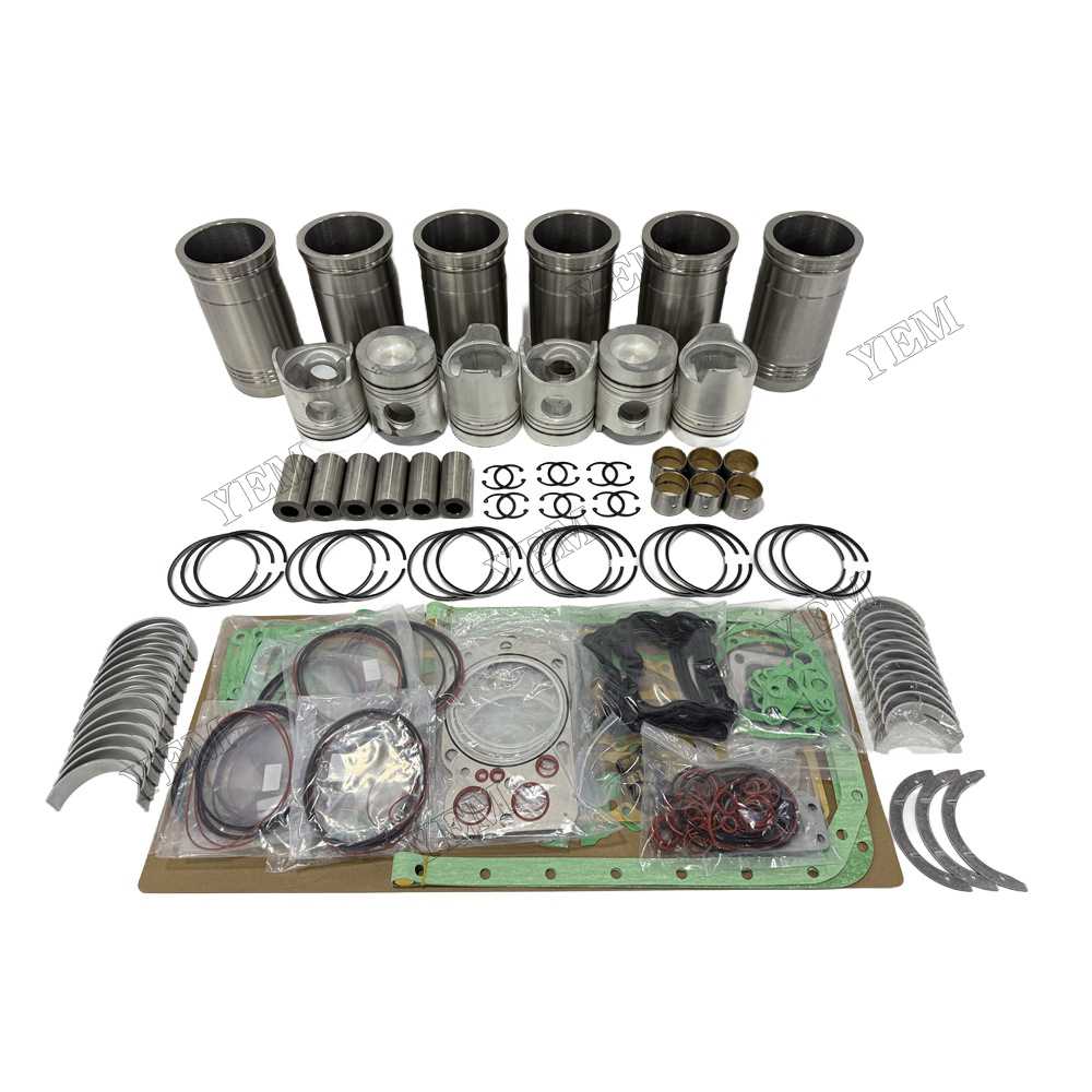 YEM Parts Overhaul Kit With Bearing Set for Mitsubishi 6D20 Diesel Engine Spare Parts For Mitsubishi