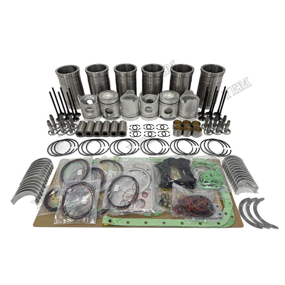 YEM Parts Overhaul Kit With Valves for Mitsubishi 6D20 Diesel Engine Spare Parts For Mitsubishi