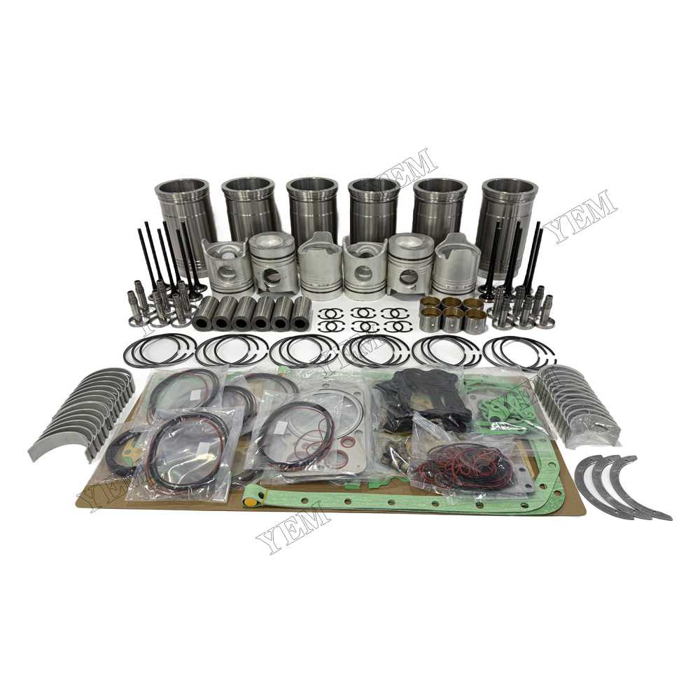 YEM Parts Overhaul Kit With Valves for Mitsubishi 6D20 Diesel Engine Spare Parts For Mitsubishi
