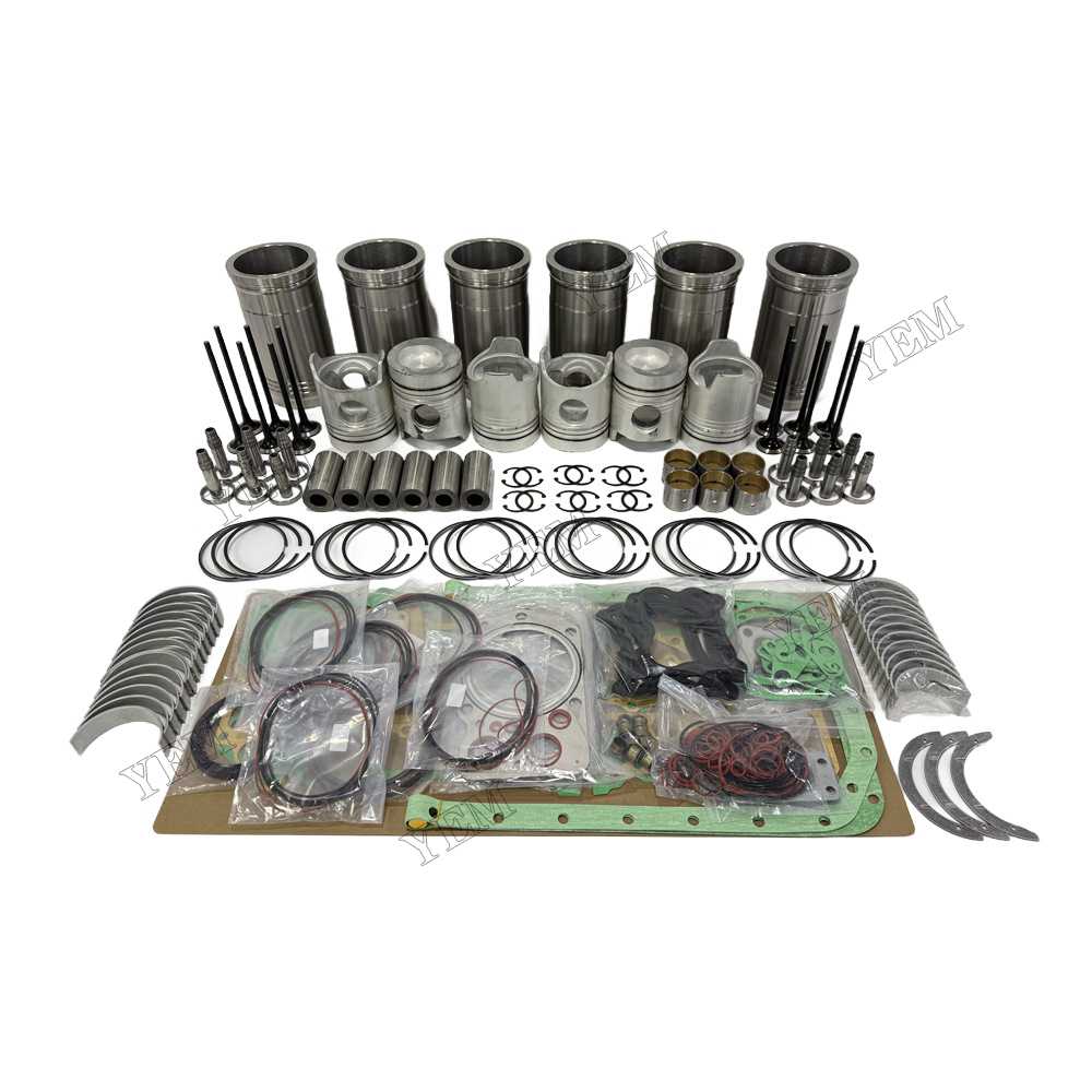 YEM Parts Overhaul Kit With Valves for Mitsubishi 6D20 Diesel Engine Spare Parts For Mitsubishi