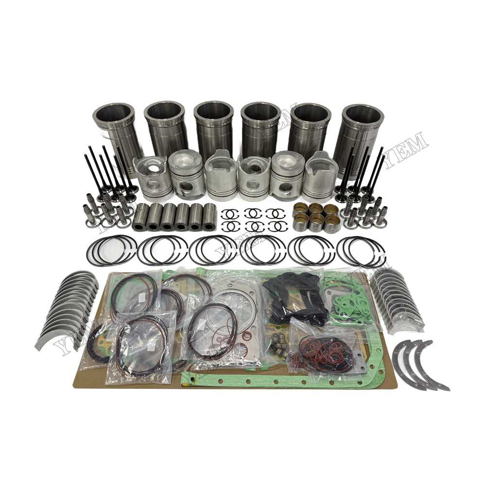 YEM Parts Overhaul Kit With Valves for Mitsubishi 6D20 Diesel Engine Spare Parts For Mitsubishi
