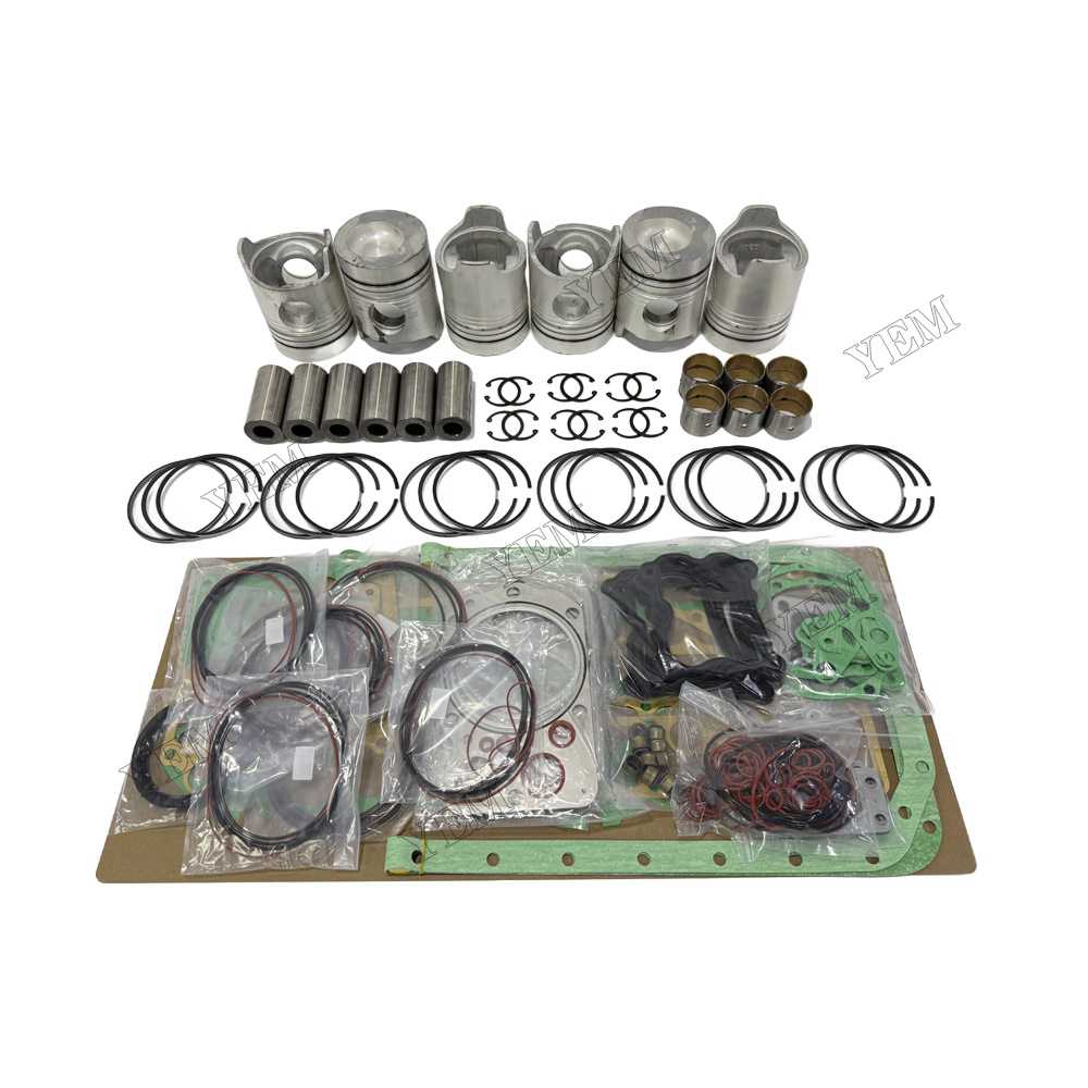 YEM Parts Piston and Rings With Gasket Set for Mitsubishi 6D20 Diesel Engine Spare Parts For Mitsubishi