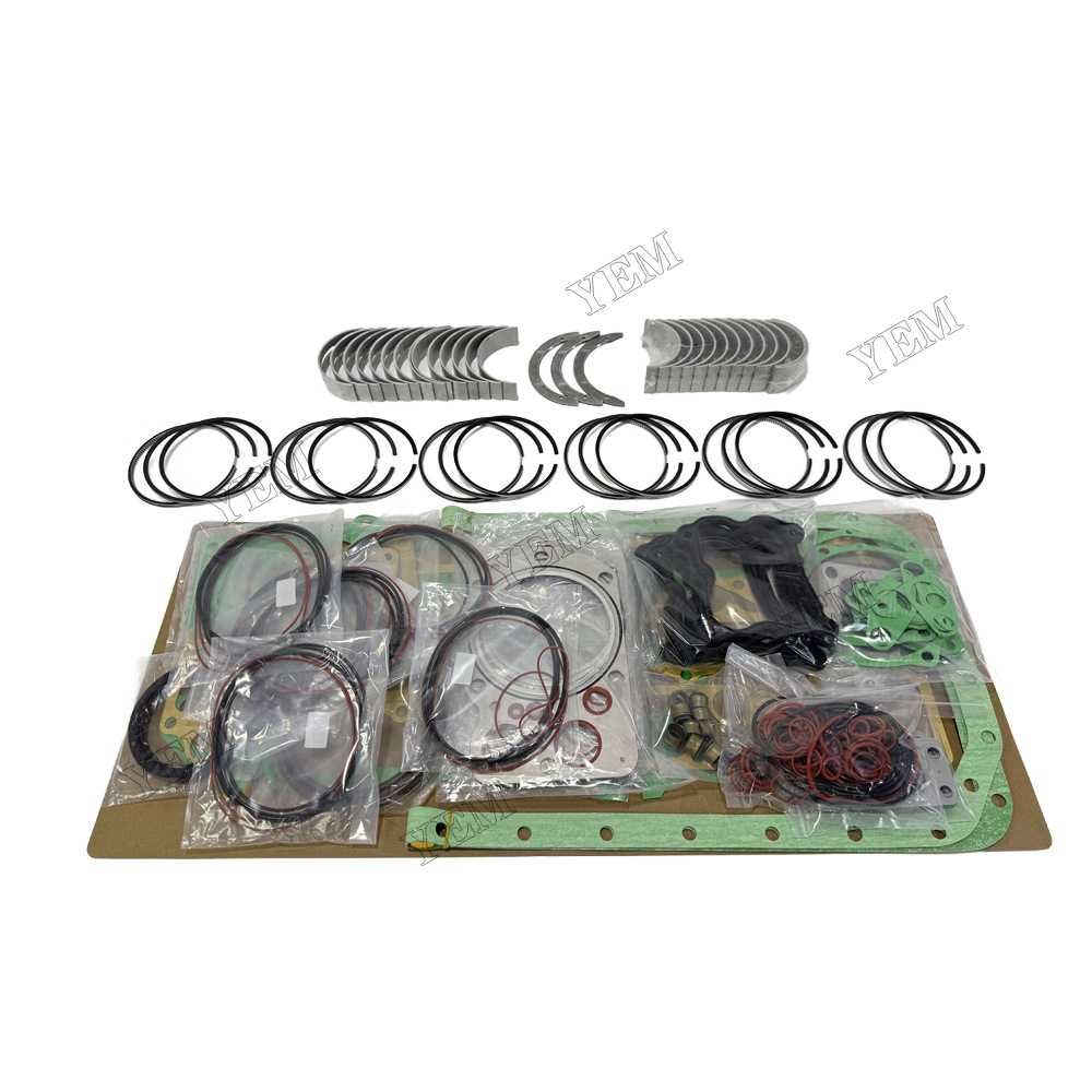 YEM Parts Piston Rings With Gasket Set With Bearing Set for Mitsubishi 6D20 Spare Parts For Mitsubishi