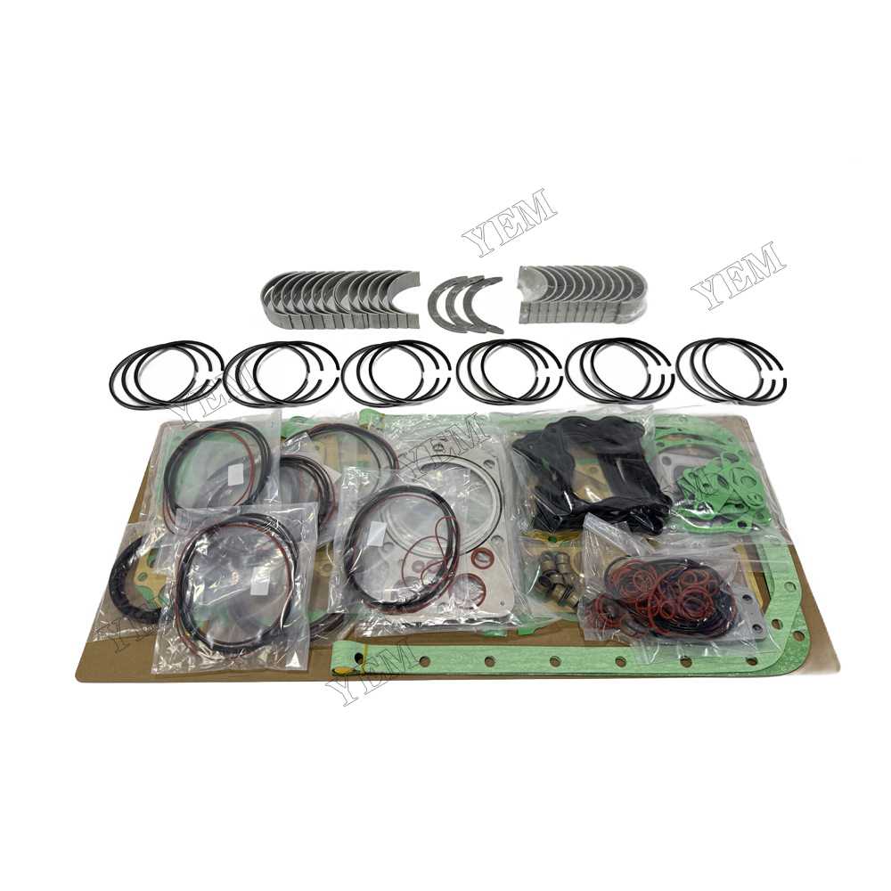 YEM Parts Piston Rings With Gasket Set With Bearing Set for Mitsubishi 6D20 Spare Parts For Mitsubishi