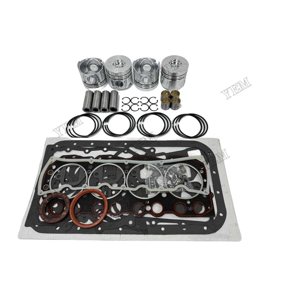 YEM Parts Piston and Rings With Gasket Set for Deutz CA498-12 Diesel Engine Spare Parts