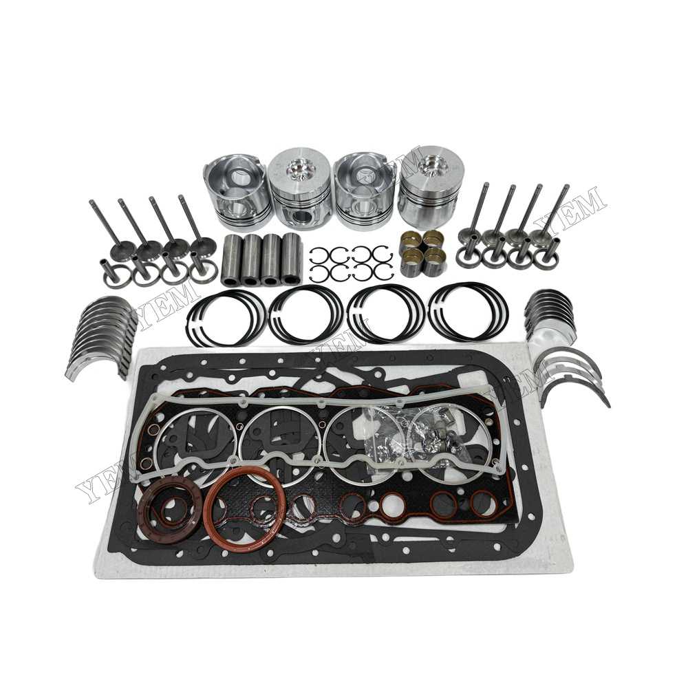 YEM Parts Piston Kit With Gasket Set With Bearing Set With Valves for Deutz CA498-12