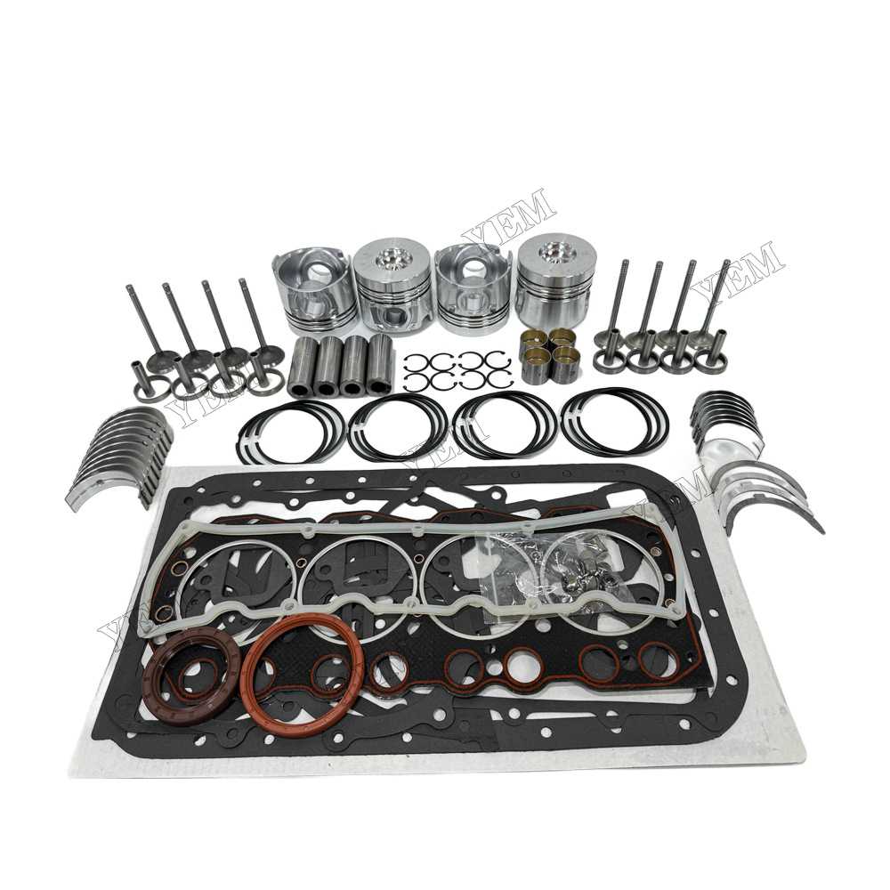 YEM Parts Piston Kit With Gasket Set With Bearing Set With Valves for Deutz CA498-12 For Deutz