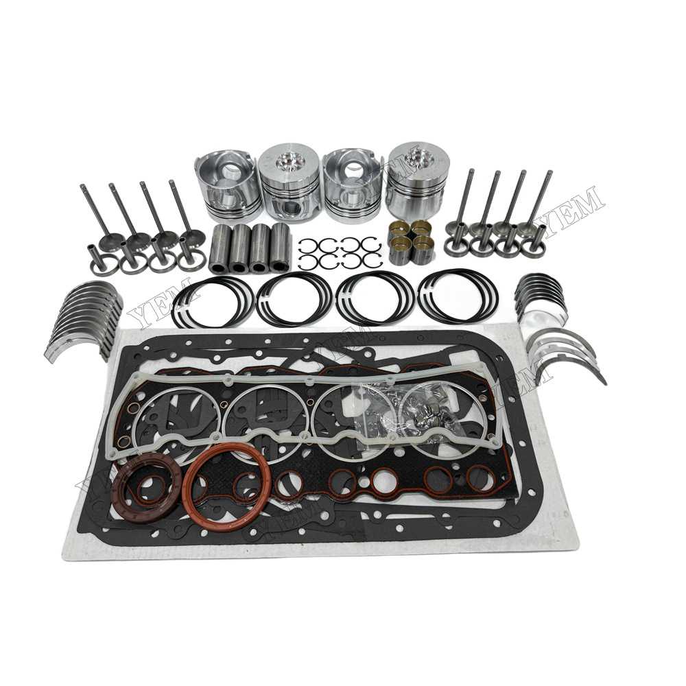 YEM Parts Piston Kit With Gasket Set With Bearing Set With Valves for Deutz CA498-12 For Deutz