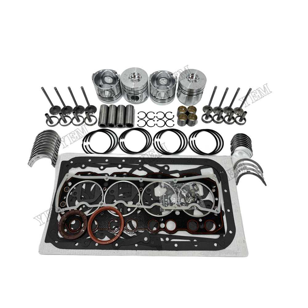 YEM Parts Piston Kit With Gasket Set With Bearing Set With Valves for Deutz CA498-12 For Deutz