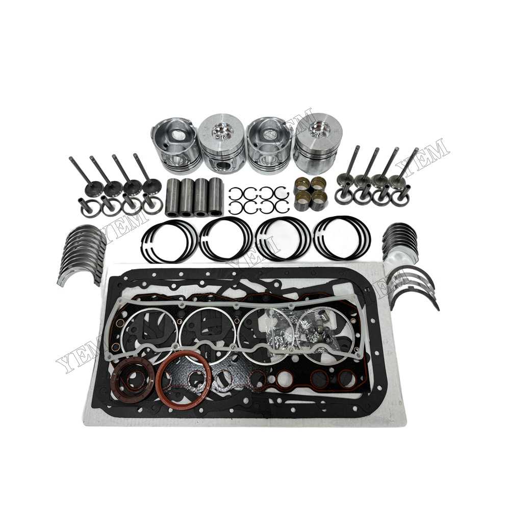 YEM Parts Piston Kit With Gasket Set With Bearing Set With Valves for Deutz CA498-12 For Deutz