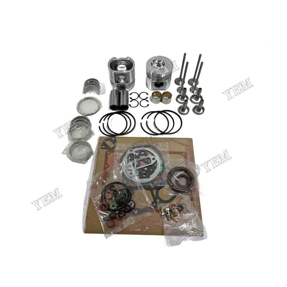YEM Parts Piston Kit With Gasket Set With Bearing Set With Valves for Deutz F2L511 Spare For Deutz
