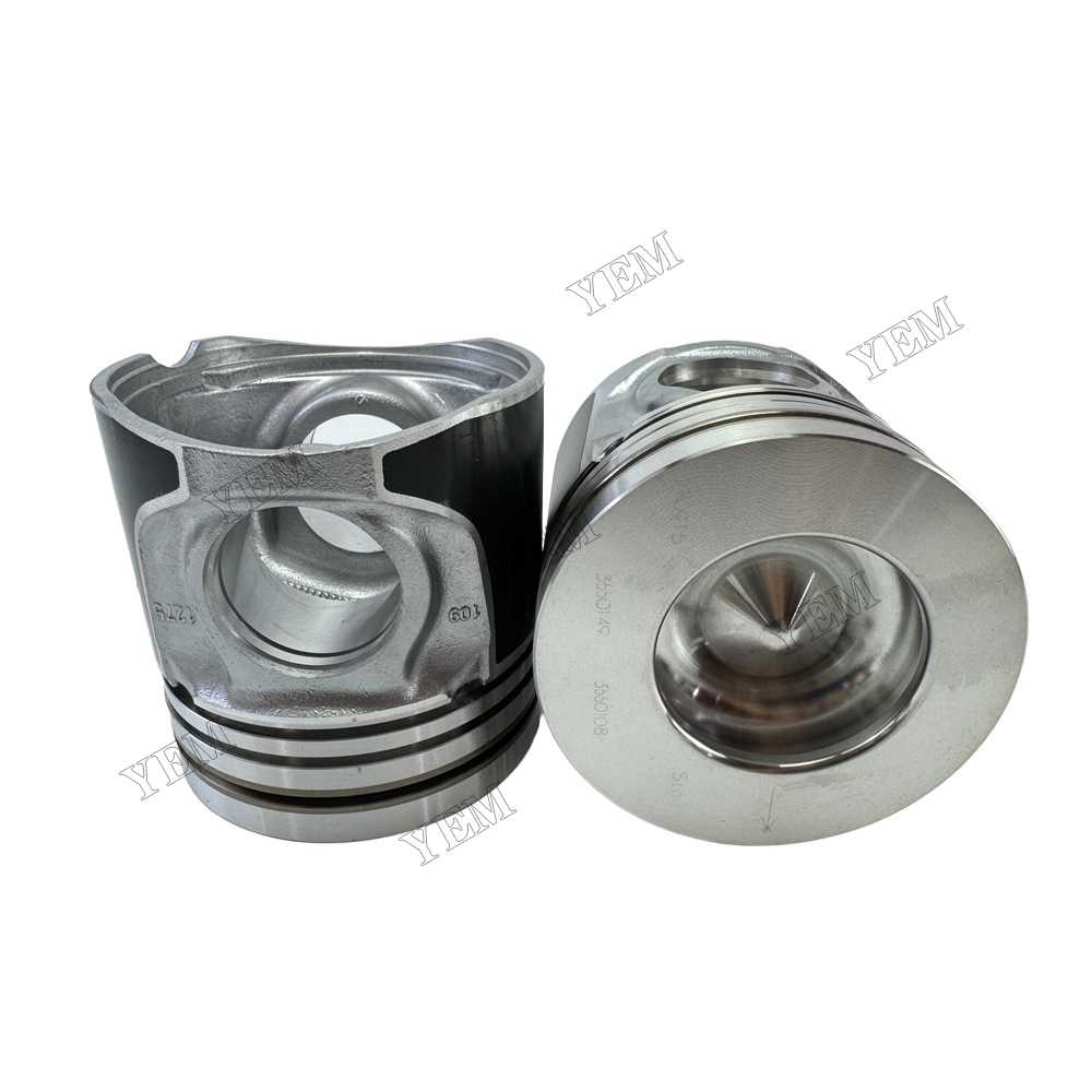YEM Parts 3660149 T409106 Piston With Pin and Circlip for Perkins 1106A-70T Spare Parts For Perkins