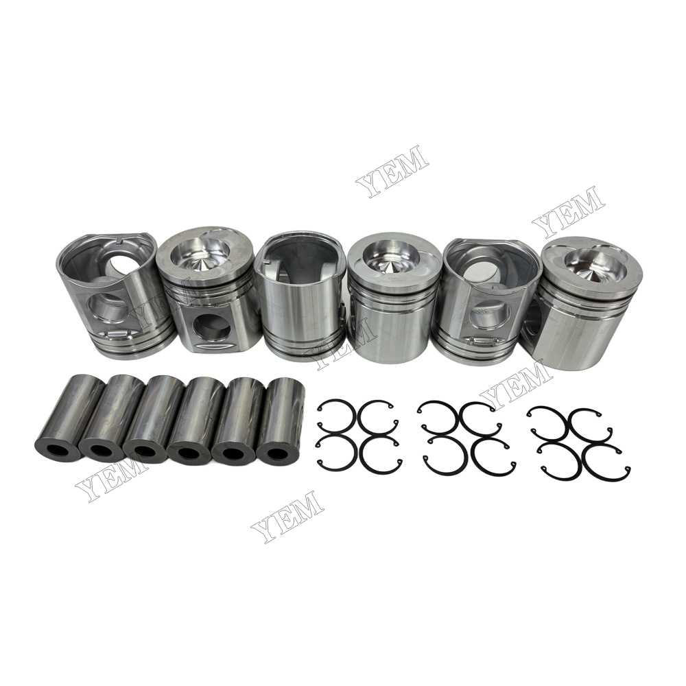 YEM Parts 1822098C3 Piston With Pin and Circlip for Perkins 1306 Diesel Engine Spare Parts