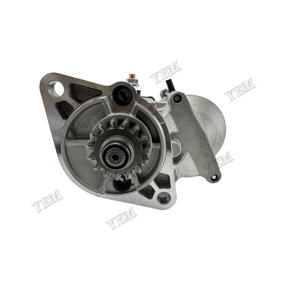 YEM Parts 12V 1.4kW 15T Starter Motor 119740-77020 119540-77010 for Yanmar Engine 3TNV70