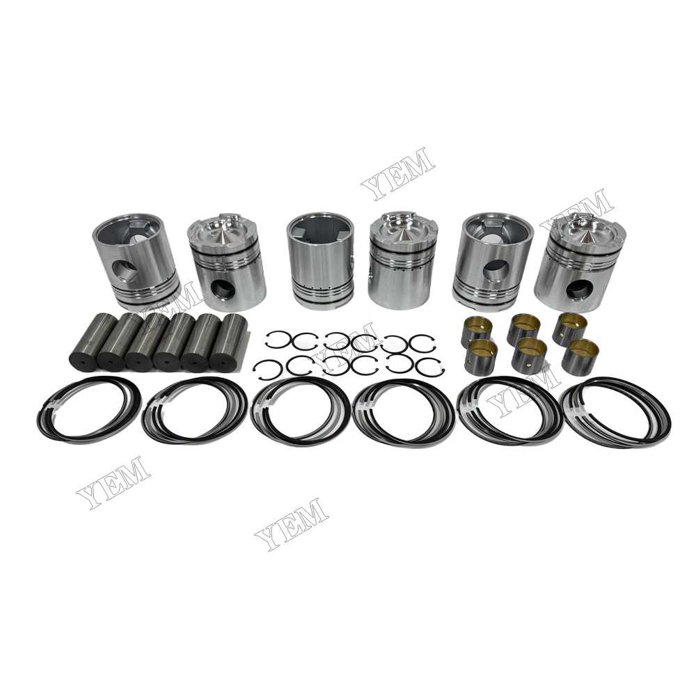 YEM Parts Piston and Rings for Cummins NHC-250 Diesel Engine Spare Parts