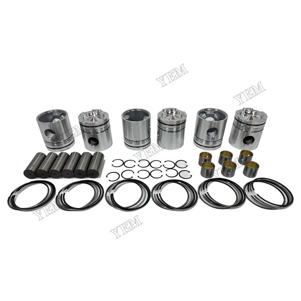 YEM Parts Piston and Rings for Cummins NHC-250 Diesel Engine Spare Parts