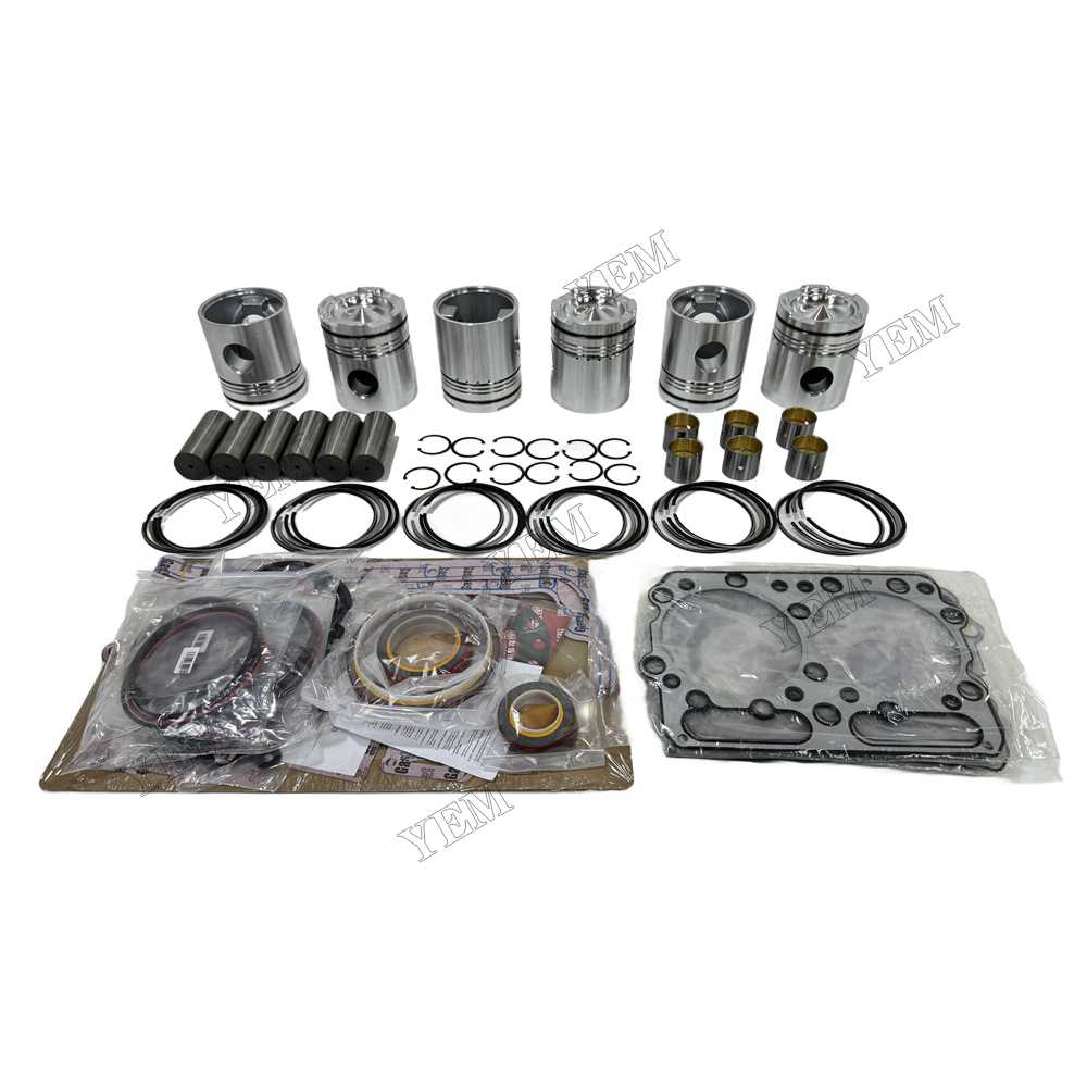 YEM Parts Piston and Rings With Gasket Set for Cummins NHC-250 Diesel Engine Spare Parts