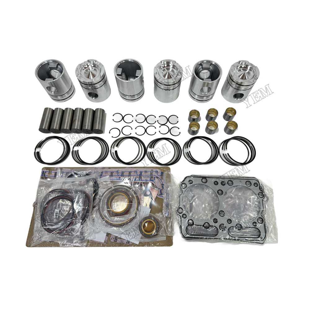 YEM Parts Piston and Rings With Gasket Set for Cummins NHC-250 Diesel Engine Spare Parts