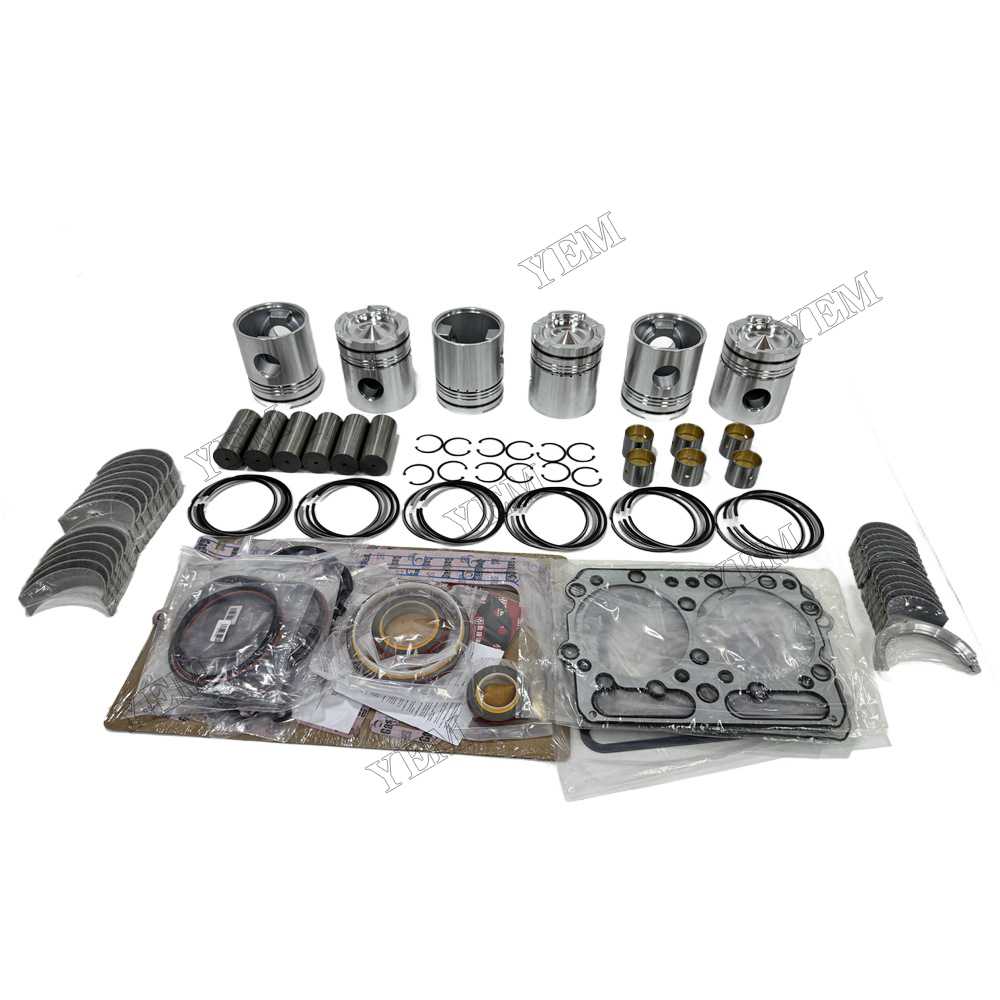 YEM Parts Piston and Rings With Gasket Set With Bearing Set for Cummins NHC-250 Spare Part