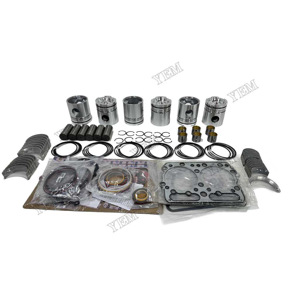 YEM Parts Piston and Rings With Gasket Set With Bearing Set for Cummins NHC-250 Spare Part