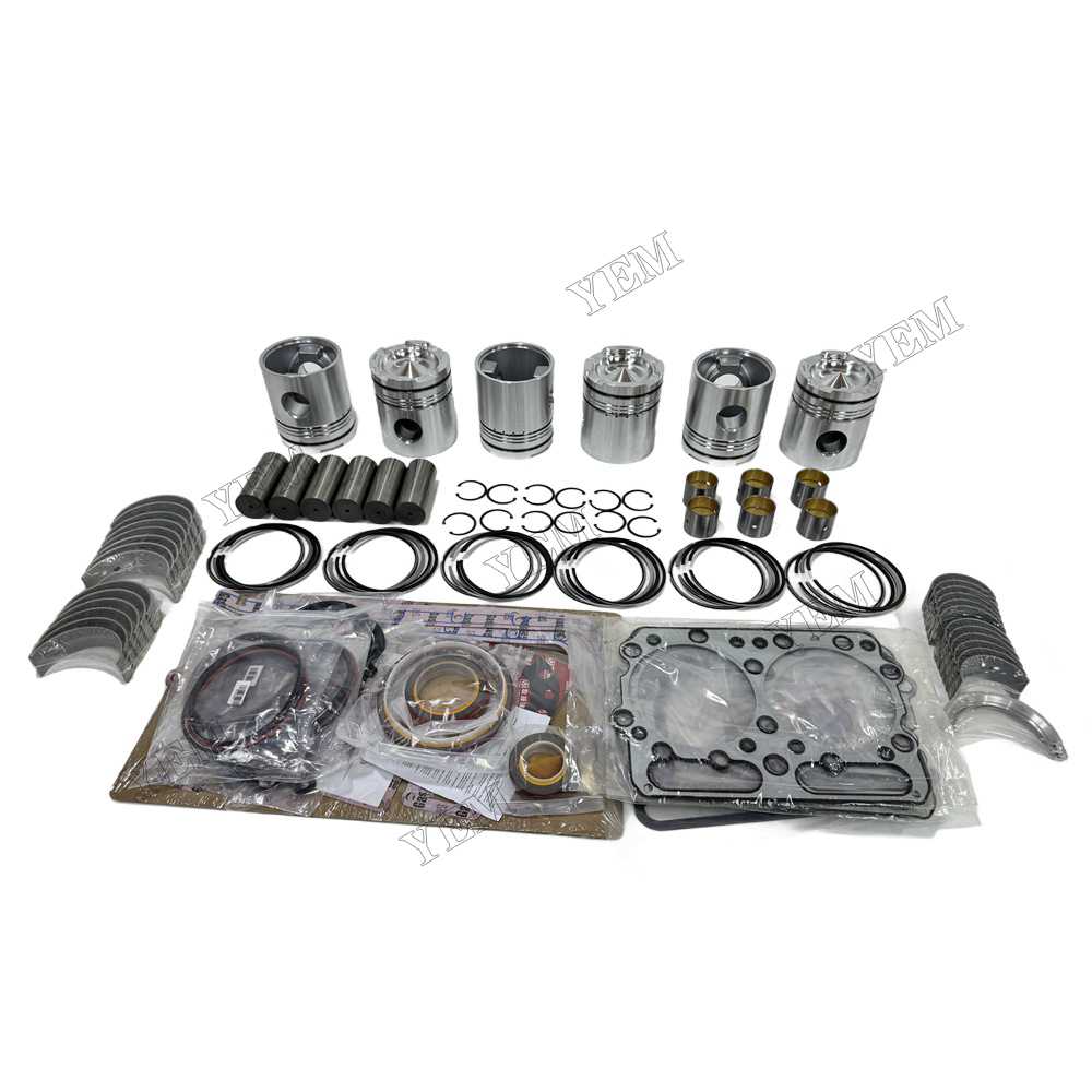 YEM Parts Piston and Rings With Gasket Set With Bearing Set for Cummins NHC-250 Spare Part